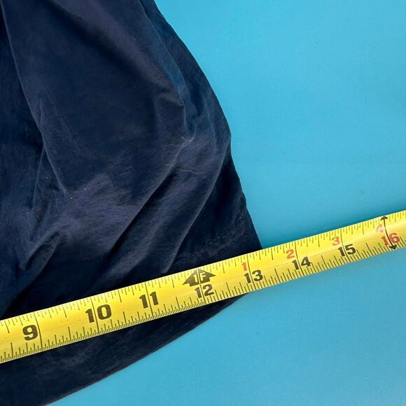 Perfect Vintage Nike Swim Trunks / Shorts Swoosh Mens size 32 x 9 Navy - Picture 6 of 6